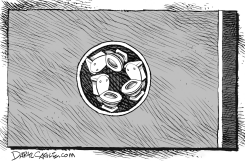 TENNESSEE BATHROOM FLAG by Daryl Cagle