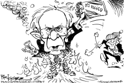 SUICIDE SANDERS by Milt Priggee