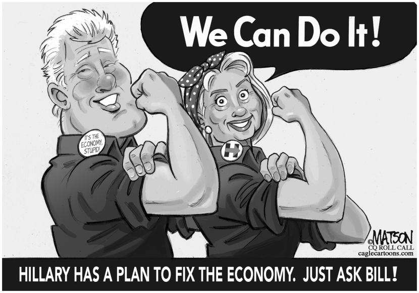 Hillary and Bill Can Fix The Economy
