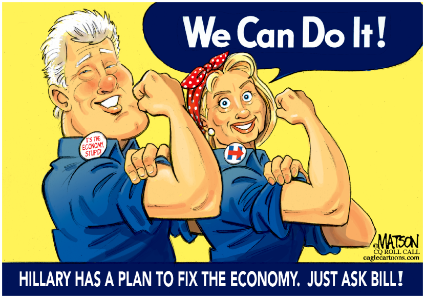 Hillary and Bill Can Fix The Economy-COLOR