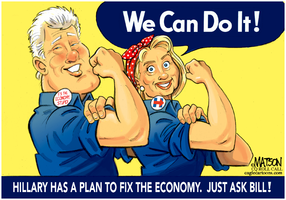 Hillary and Bill Can Fix The Economy-COLOR