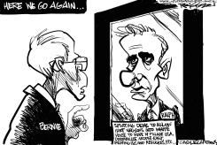 BERNIE NADER by Milt Priggee