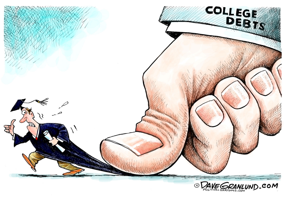 College grad debt COLOR