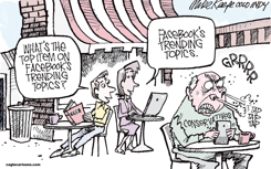TRENDING TOPICS  by Mike Keefe