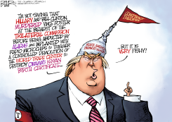 TRUMPARANOIA  by Nate Beeler