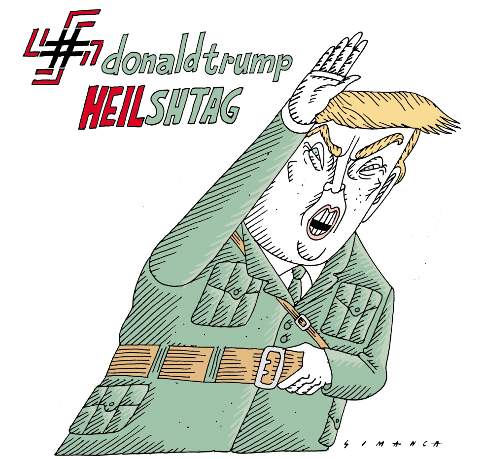  DONALD TRUMP HEILSHTAG by Osmani Simanca