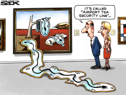 AIRPORT WAIT TIME  by Steve Sack