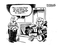 HILLARY'S BAGGAGE by Jimmy Margulies