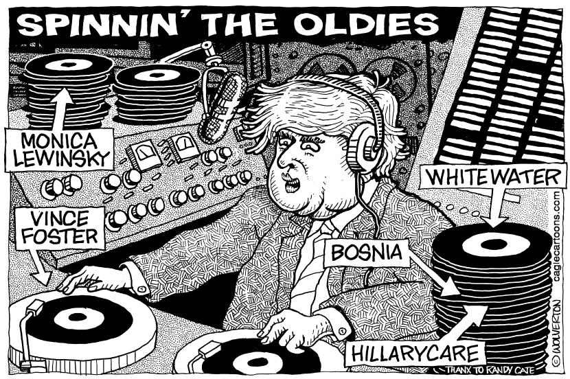 Trump Spins Hillary History