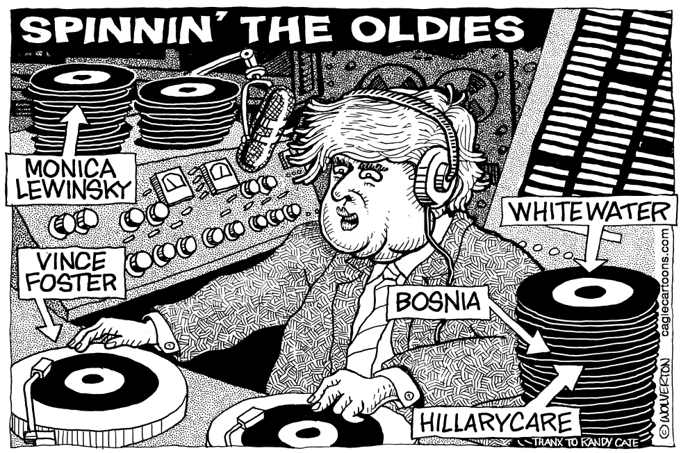 Trump Spins Hillary History
