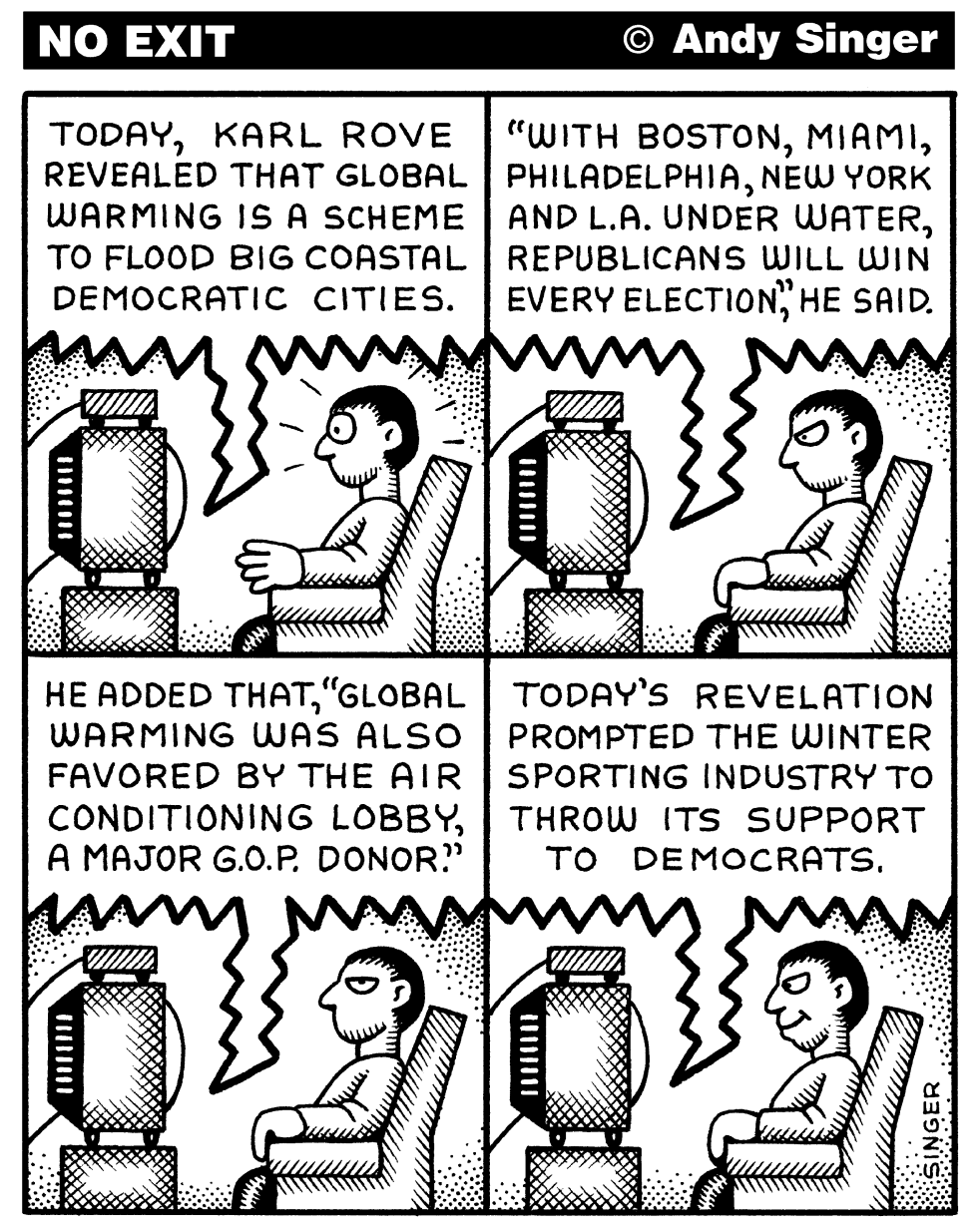 Karl Rove Reveals Global Warming Plot