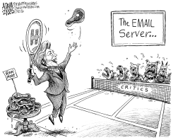 HILLARY'S EMAILS by Adam Zyglis