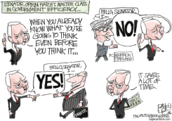 ORACULAR ORRIN HATCH  by Pat Bagley