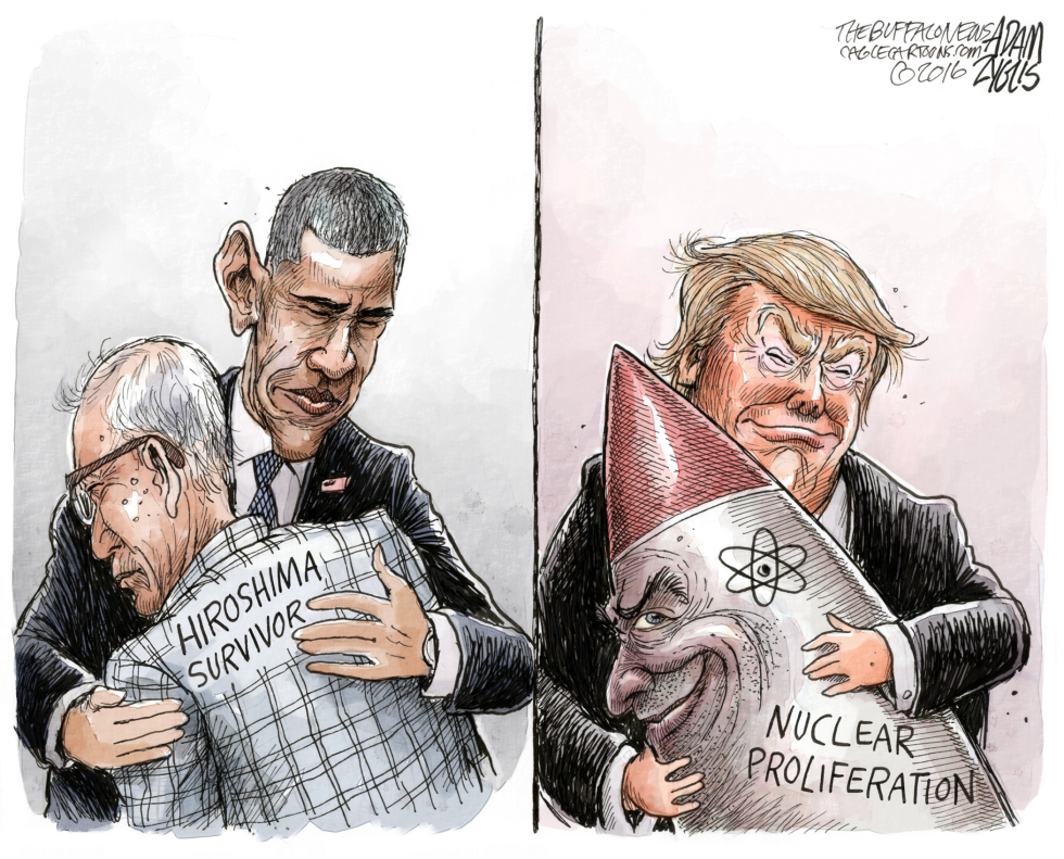  THE EMBRACE by Adam Zyglis