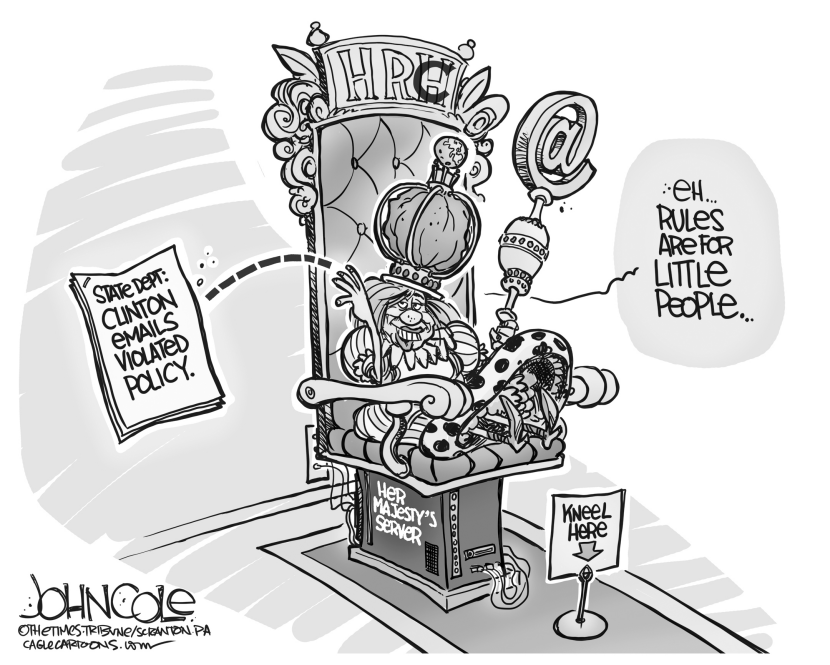 Queen Hillary BW