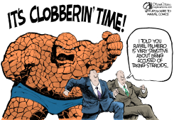 CLOBBERIN TIME  by Cam Cardow