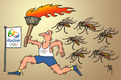 RIO OLYMPIC FLAME by Arend Van Dam