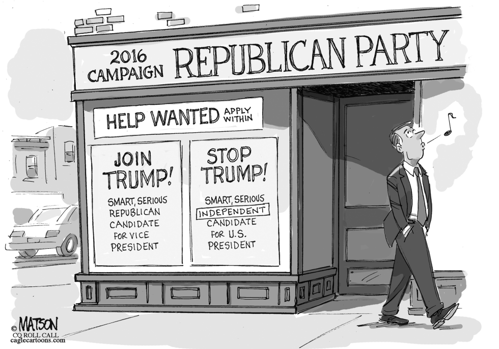 Republicans Look For VP or Stop Trump Candidate