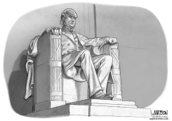 RENOVATED TRUMP LINCOLN MEMORIAL by R.J. Matson
