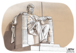 RENOVATED TRUMP LINCOLN MEMORIAL by R.J. Matson