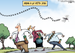 DEFENSA CONTRA EL ZIKA /  by Nate Beeler
