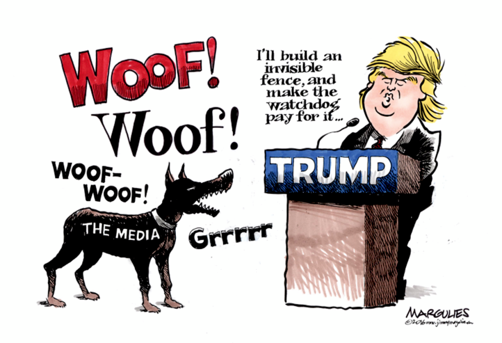 Trump and the media color
