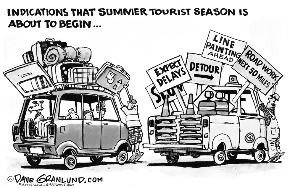 Road repairs and Summer travel