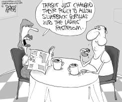 GORILLAS IN TARGET BATHROOMS by Gary McCoy