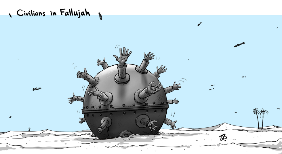 Civilans in Fallujah