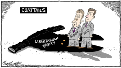 LIBERTARIAN PARTY  by Bob Englehart