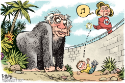 BERNIE GORILLA  by Rick McKee