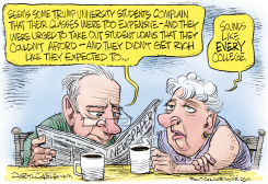 TRUMP UNIVERSITY  by Daryl Cagle