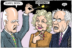 LOCAL-CA JERRY BROWN ENDORSES HILLARY  by Monte Wolverton