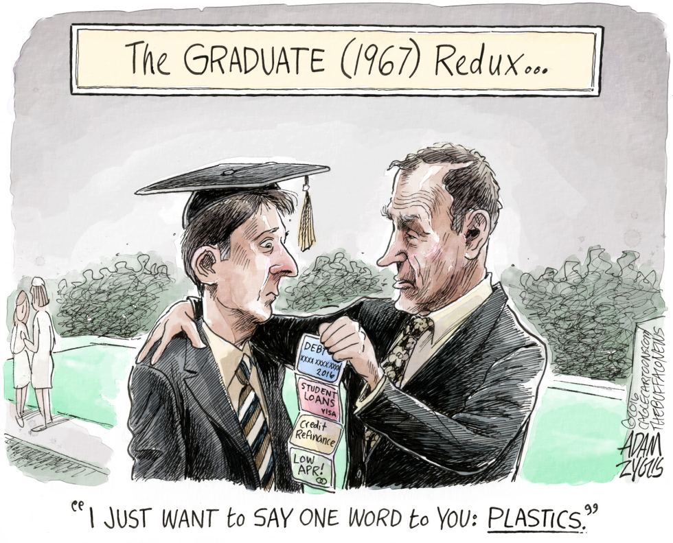  THE GRADUATE by Adam Zyglis