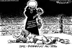 ALI -RIP by Milt Priggee