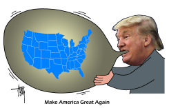 TRUMP BALLOON by Arend Van Dam
