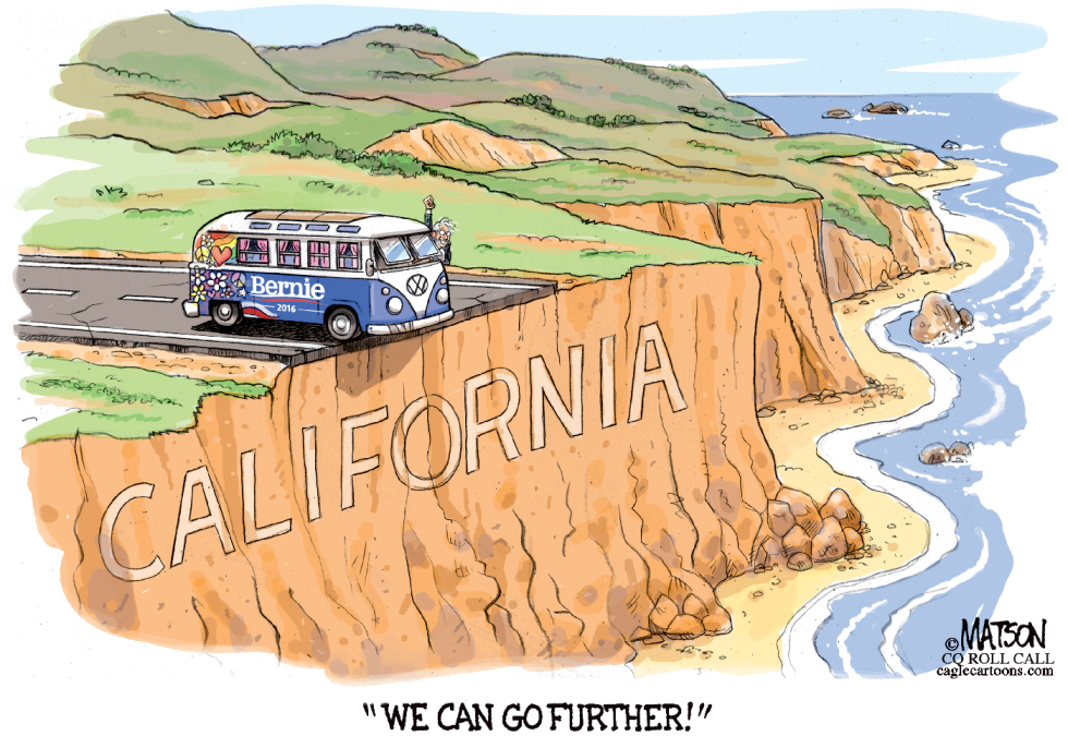 Bernie Sanders Cross Country Road Trip-COLOR