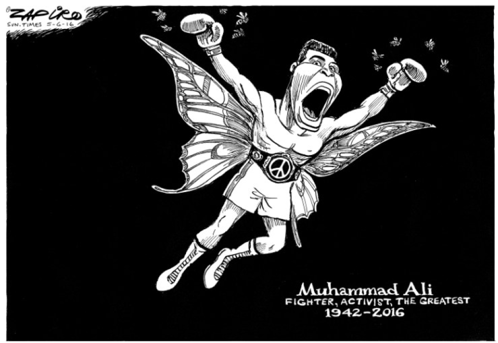 MUHAMMAD ALI by Zapiro