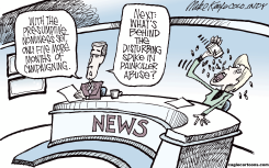PRESUMPTIVE NOMINEES  by Mike Keefe