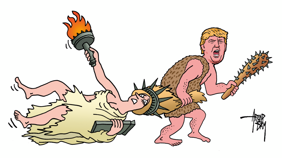 Trump assaulting USA
