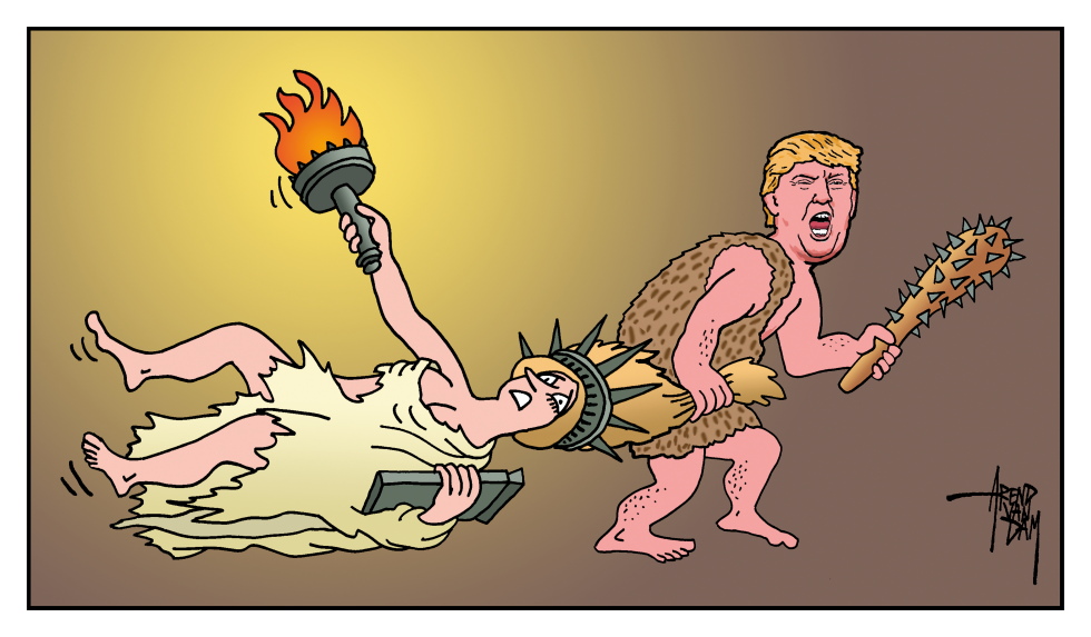 Trump assaulting USA