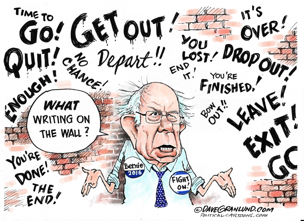 Bernie fights on COLOR