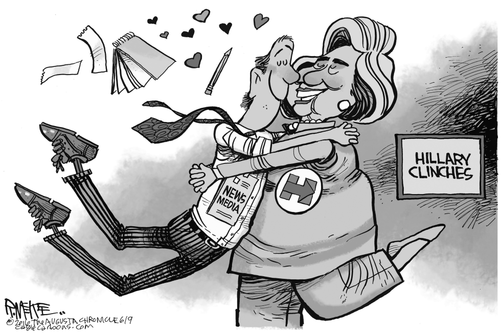 Hillary Clinches