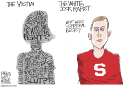 A QUESTION OF RAPE  by Pat Bagley