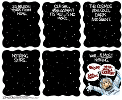 SANDERS 20 BILLION YEARS LATER  by John Cole