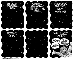 SANDERS 20 BILLION YEARS LATER BW by John Cole