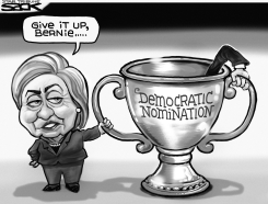 HILLARY BERNIE  by Steve Sack