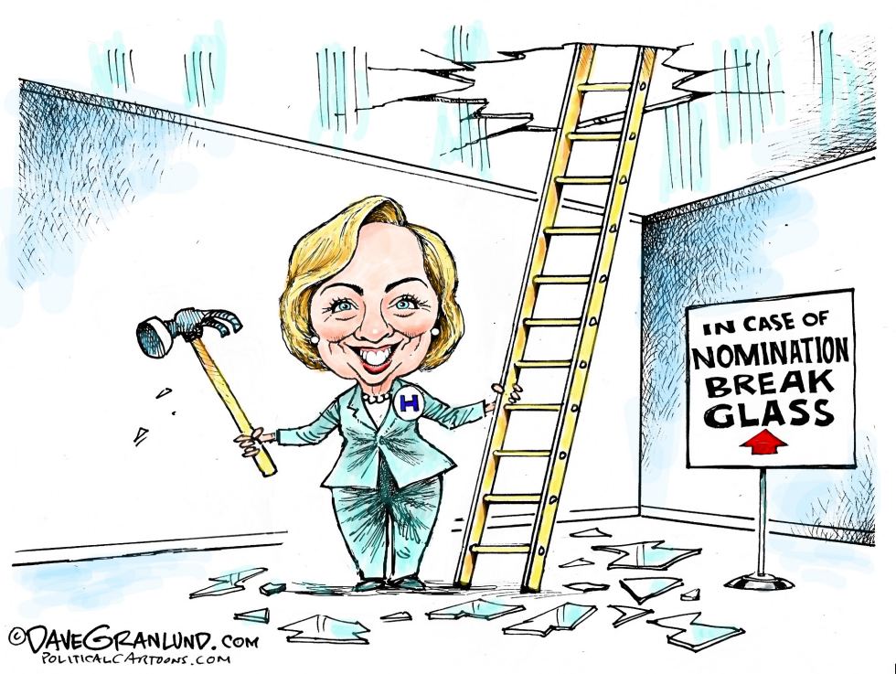 Hillary and glass ceiling COLOR