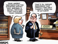 STANFORD RAPE JUDGE  by Steve Sack