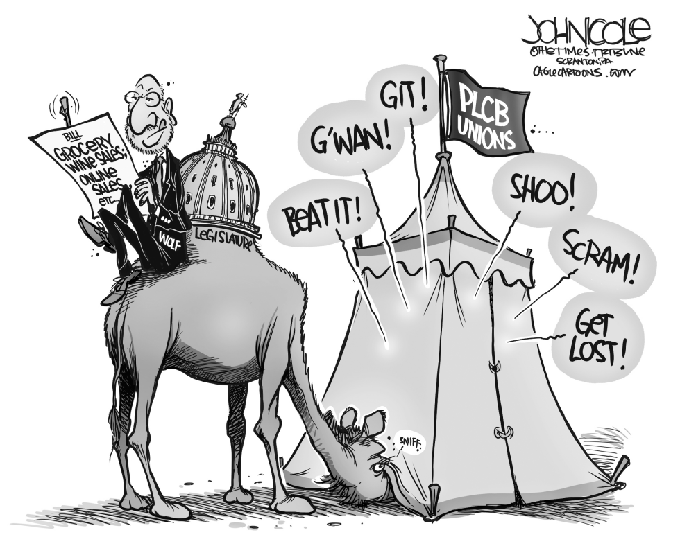 LOCAL PA -- Wine sales and unions BW
